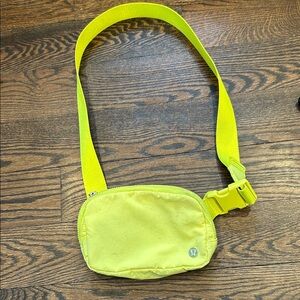 Lululemon Lime Green Belt Bag